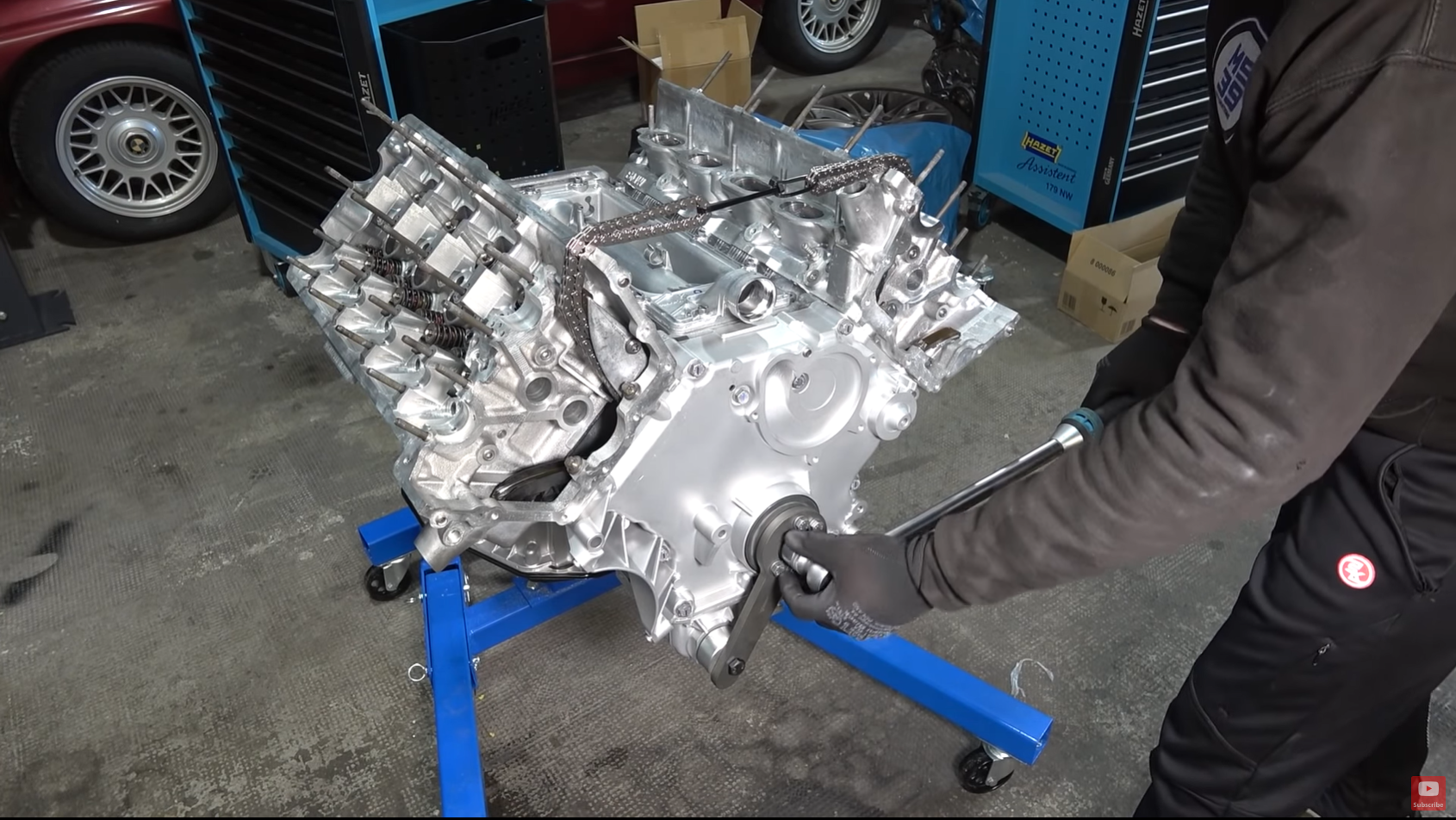 BMW ALPINA 복원기 4/15 BMW 엔진 조립